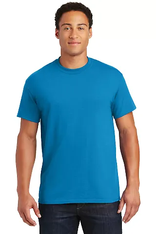 8000 Gildan Adult DryBlend T-Shirt in Sapphire front view