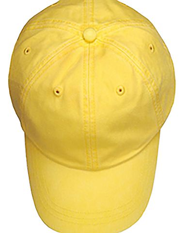 Adams KO101 Kids Optimum Dad Hat in Lemon front view