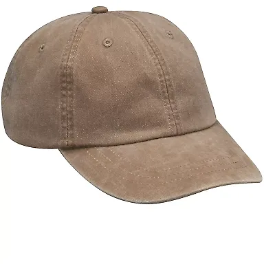 Adams LP101 Twill Optimum Dad Hat Mississippi Mud front view