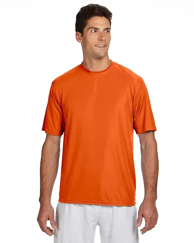 N3142 A4 Adult Cooling Performance Crew Tee ATHLETIC ORANGE front view