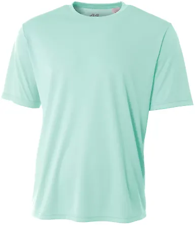 N3142 A4 Adult Cooling Performance Crew Tee PASTEL MINT front view