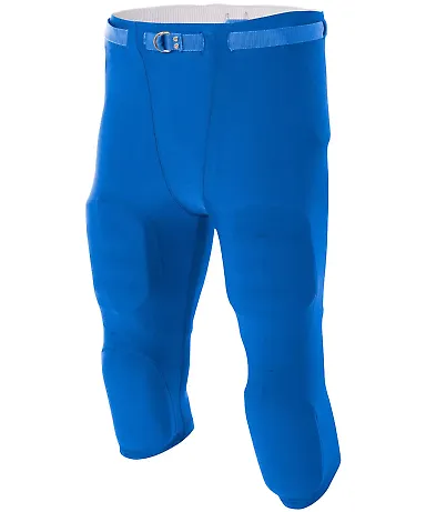 N6181 A4 Men's Flyless Football Pant ROYAL front view