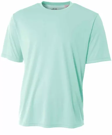 NB3142 A4 Youth Cooling Performance Crew Tee PASTEL MINT front view