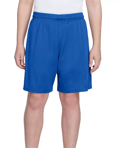 NB5244 A4 Youth Cooling Performance Shorts ROYAL front view