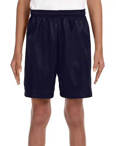 A4 NB5301 Youth Shorts NAVY front view