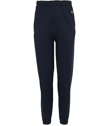 P800 Champion Adult Eco Sweat Pants Navy front view