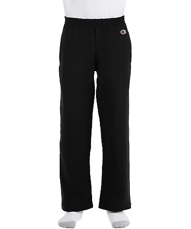 P890 Champion Youth Eco Sweat Pants Black front view