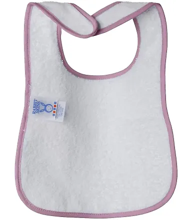 R1003 Rabbit Skins Rabbit Skins Infant Terry Snap  Pink front view