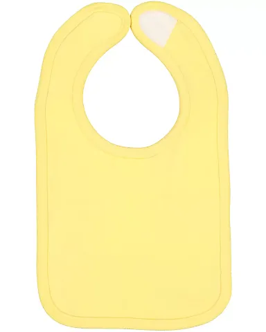 R1005 Rabbit Skins Infant Self-Adhesive Bib BUTTER front view