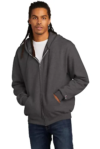 S800 Champion Adult Eco in Charcoal heather front view