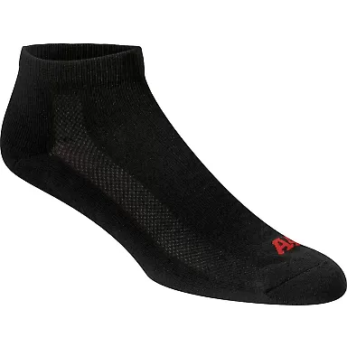 S8002 A4 Performance Low Cut Socks BLACK front view