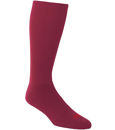 S8005 A4 Multi-Sport Tube Socks CARDINAL front view