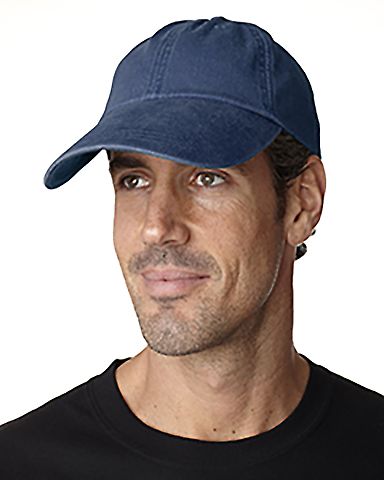 SB101 Adams Cotton Twill Pigment-Dyed Sunbuster Ca in Navy front view