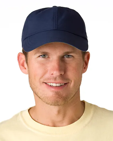 SH101 Adams Sunshield Unconstructed Blended Cap wi NAVY front view