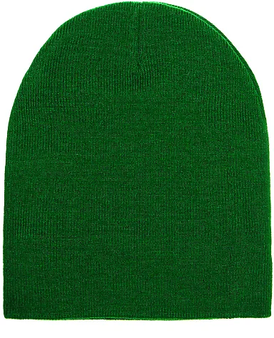 Y1500 Yupoong Heavyweight Knit Cap in Spruce front view