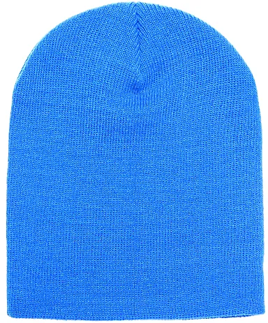 Y1500 Yupoong Heavyweight Knit Cap in Carolina blue front view