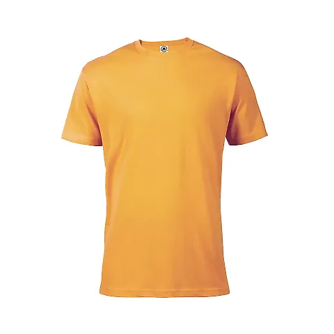 DELTA APPAREL 116535 ADULT S/S TEE in Gold front view