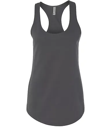 Next Level 6933 The Terry Racerback Tank DARK GRAY front view