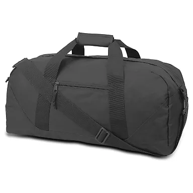 8806 Liberty Bags Large Recycled Polyester Square  in Charcoal front view