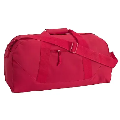 8806 Liberty Bags Large Recycled Polyester Square  in Red front view