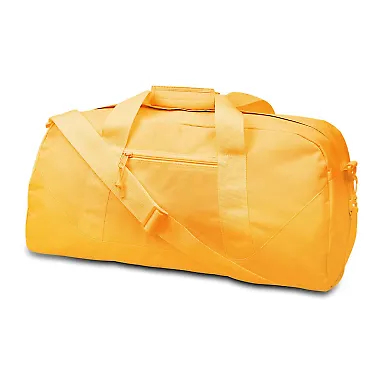 8806 Liberty Bags Large Recycled Polyester Square  in Neon orange front view