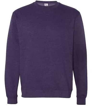 SS3000 - Independent Trading Co. - Crewneck Sweats Purple Heather front view
