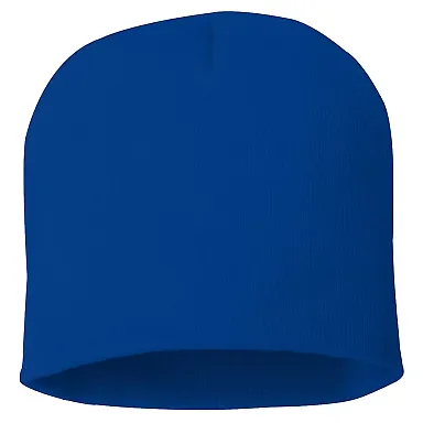 SP08 Sportsman 8 Inch Knit Beanie  in Royal blue front view