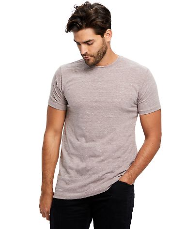 US Blanks US2229 Tri-Blend Jersey Tee in Tri brown front view