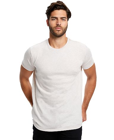 US Blanks US2229 Tri-Blend Jersey Tee in Tri oatmeal front view