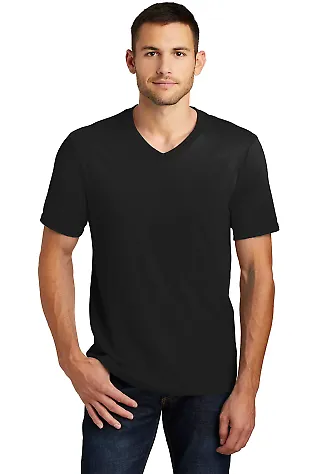 DT6500 District® - Young Mens Very Important Tee? in Black front view