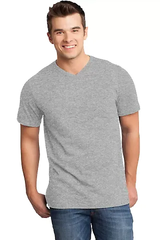 DT6500 District® - Young Mens Very Important Tee? Lt Hthr Grey front view