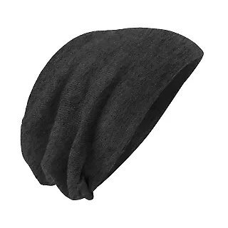 DT618 District - Slouch Beanie Charcoal Hthr front view