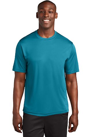 TST350 Sport-Tek Tall Competitor Tee in Tropic blue front view