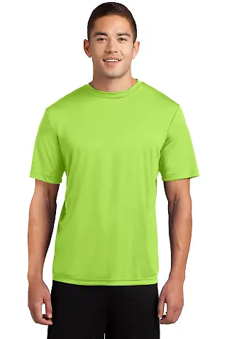 TST350 Sport-Tek® Tall Competitor™ Tee  in Lime shock front view