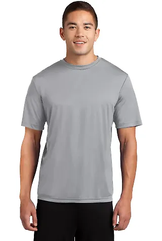 TST350 Sport-Tek® Tall Competitor™ Tee  in Silver front view