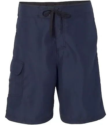 B9301 Burnside Solid Board Shorts Navy front view