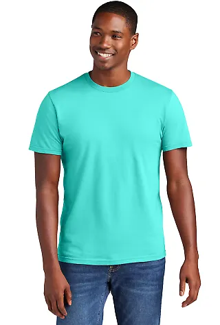  DT6000 District Young Mens Very Important Tee in Aqua front view