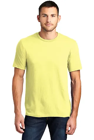  DT6000 District Young Mens Very Important Tee in Lemon yellow front view