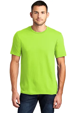  DT6000 District Young Mens Very Important Tee in Lime shock front view