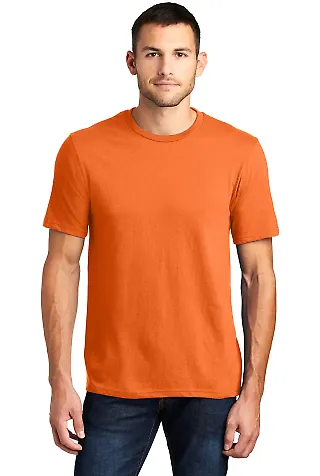  DT6000 District Young Mens Very Important Tee in Orange front view