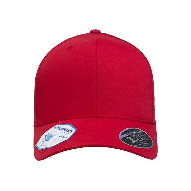 110C Flexfit Cool & Dry Pro-Formance Serge Cap in Red front view