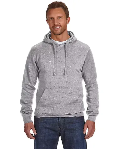 8620 J. America - Cloud Fleece Hooded Pullover Swe in Oxford front view