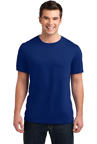 DT4000 District® Young Mens Vintage Wash Crew Tee Dp Royal front view