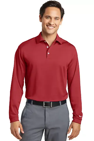 604940 Nike Golf Tall Long Sleeve Dri-FIT Stretch  Varsity Red front view
