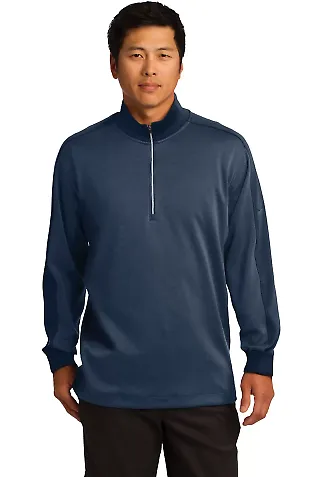 578673 Nike Golf Dri-FIT 1/2-Zip Cover-Up Mid Ny Hthr/Ny front view