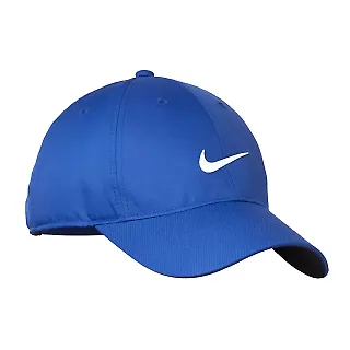 548533 Nike Golf Dri-FIT Swoosh Front Cap Game Royal/Wht front view