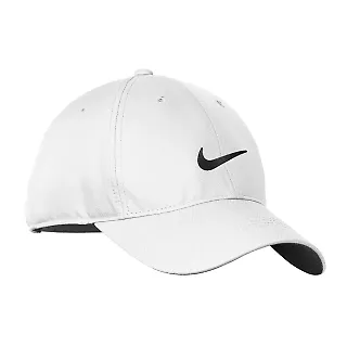 548533 Nike Golf Dri-FIT Swoosh Front Cap White/Black front view