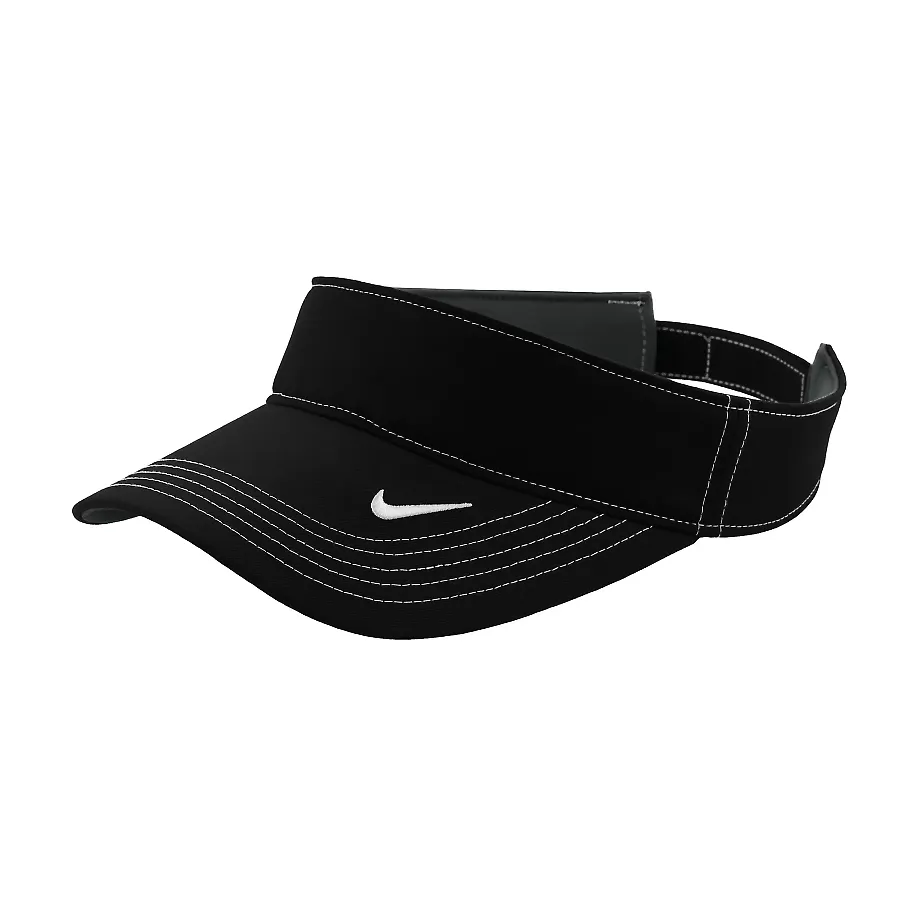 429466 Nike Golf - Dri-FIT Swoosh Visor Black front view