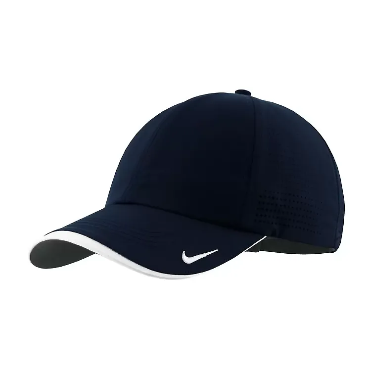429467 Nike Golf - Dri-FIT Swoosh Perforated Cap Navy front view