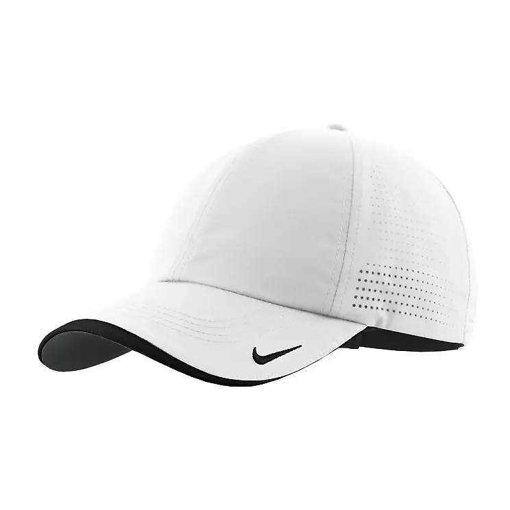 429467 Nike Golf - Dri-FIT Swoosh Perforated Cap White front view